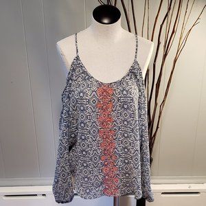 xhilaration cold shoulder shirt
